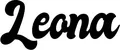 Produktbeispiel Schriftzug - Leona