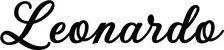 Produktbeispiel Schriftzug - Leonardo