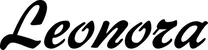 Produktbeispiel Schriftzug - Leonora