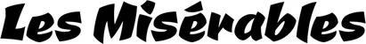 Produktbeispiel Schriftzug - Les Misérables