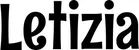 Produktbeispiel Schriftzug - Letizia