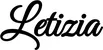 Produktbeispiel Schriftzug - Letizia