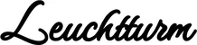 Produktbeispiel Schriftzug - Leuchtturm