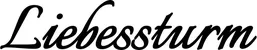 Produktbeispiel Schriftzug - Liebessturm