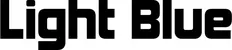 Produktbeispiel Schriftzug - Light Blue