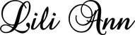 Produktbeispiel Schriftzug - Lili Ann