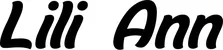Produktbeispiel Schriftzug - Lili Ann