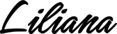 Produktbeispiel Schriftzug - Liliana