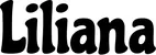 Produktbeispiel Schriftzug - Liliana