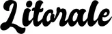 Produktbeispiel Schriftzug - Litorale