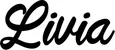 Produktbeispiel Schriftzug - Livia