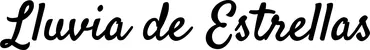 Produktbeispiel Schriftzug - Lluvia de Estrellas