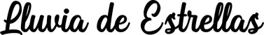 Produktbeispiel Schriftzug - Lluvia de Estrellas