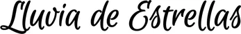 Produktbeispiel Schriftzug - Lluvia de Estrellas