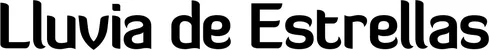 Produktbeispiel Schriftzug - Lluvia de Estrellas