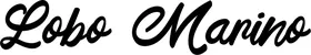 Produktbeispiel Schriftzug - Lobo Marino