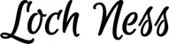 Produktbeispiel Schriftzug - Loch Ness