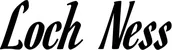 Produktbeispiel Schriftzug - Loch Ness