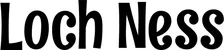 Produktbeispiel Schriftzug - Loch Ness