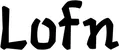 Produktbeispiel Schriftzug - Lofn