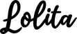Produktbeispiel Schriftzug - Lolita