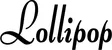 Produktbeispiel Schriftzug - Lollipop