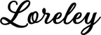 Produktbeispiel Schriftzug - Loreley
