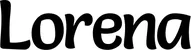 Produktbeispiel Schriftzug - Lorena