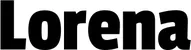 Produktbeispiel Schriftzug - Lorena