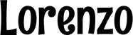 Produktbeispiel Schriftzug - Lorenzo