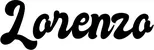 Produktbeispiel Schriftzug - Lorenzo