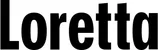 Produktbeispiel Schriftzug - Loretta