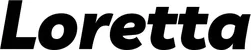 Produktbeispiel Schriftzug - Loretta