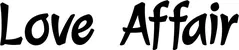 Produktbeispiel Schriftzug - Love Affair