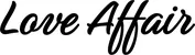 Produktbeispiel Schriftzug - Love Affair