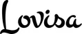 Produktbeispiel Schriftzug - Lovisa