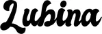 Produktbeispiel Schriftzug - Lubina