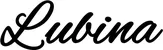 Produktbeispiel Schriftzug - Lubina
