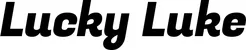 Produktbeispiel Schriftzug - Lucky Luke