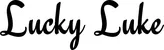 Produktbeispiel Schriftzug - Lucky Luke