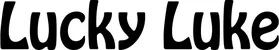 Produktbeispiel Schriftzug - Lucky Luke
