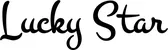 Produktbeispiel Schriftzug - Lucky Star
