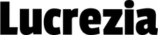 Produktbeispiel Schriftzug - Lucrezia