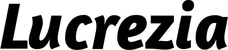 Produktbeispiel Schriftzug - Lucrezia