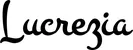 Produktbeispiel Schriftzug - Lucrezia