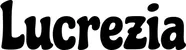 Produktbeispiel Schriftzug - Lucrezia