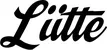 Produktbeispiel Schriftzug - Lütte