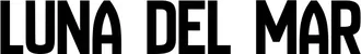 Produktbeispiel Schriftzug - Luna del Mar