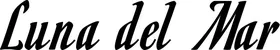 Produktbeispiel Schriftzug - Luna del Mar