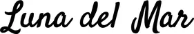 Produktbeispiel Schriftzug - Luna del Mar
